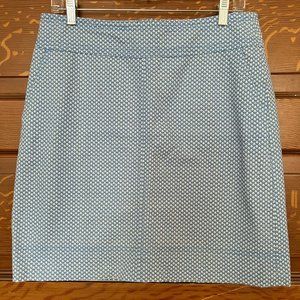 Light Blue with White Sailboats Skirt (Talbots)